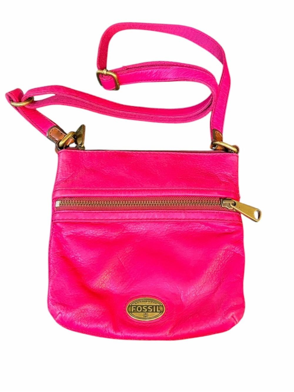 Fossil Pink Crossbody Bag